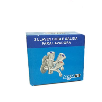 Dos Llaves Doble Salida para Lavadora